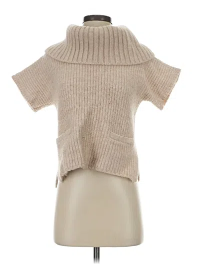 Pre-owned Vineyard Vines Turtleneck Sweater In Tan