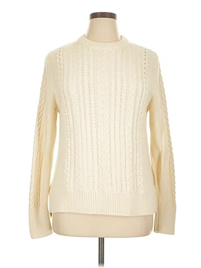 Pre-owned Vineyard Vines Turtleneck Sweater In White