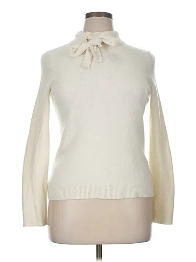 Pre-owned Vineyard Vines Turtleneck Sweater In White