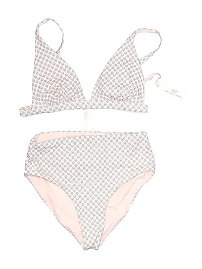 Pre-owned Vineyard Vines Two Piece Swimsuit In White