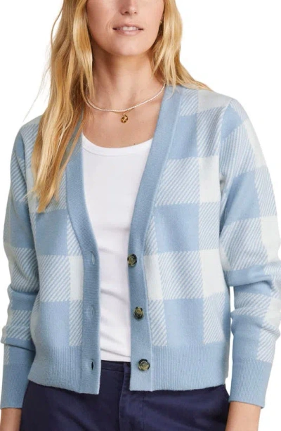 Vineyard Vines V-neck Cashmere Cardigan In Jake Blue