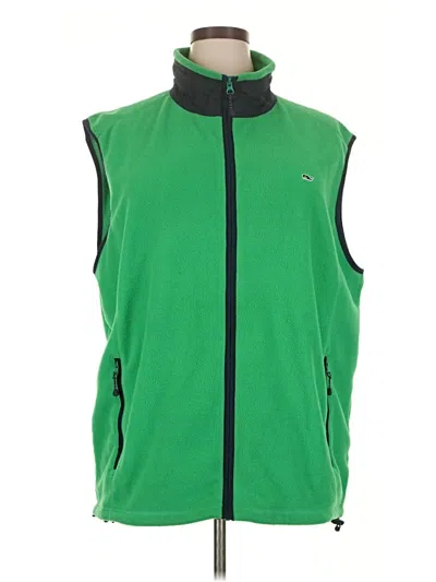 Pre-owned Vineyard Vines Vest In Green