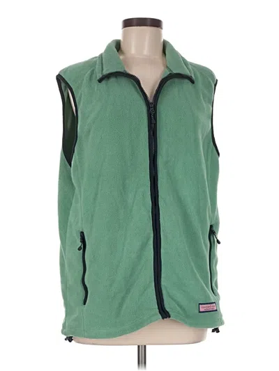 Pre-owned Vineyard Vines Vest In Green
