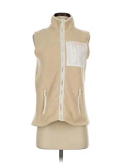 Pre-owned Vineyard Vines Vest In Ivory