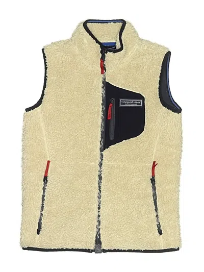 Pre-owned Vineyard Vines Kids' Vest In Ivory