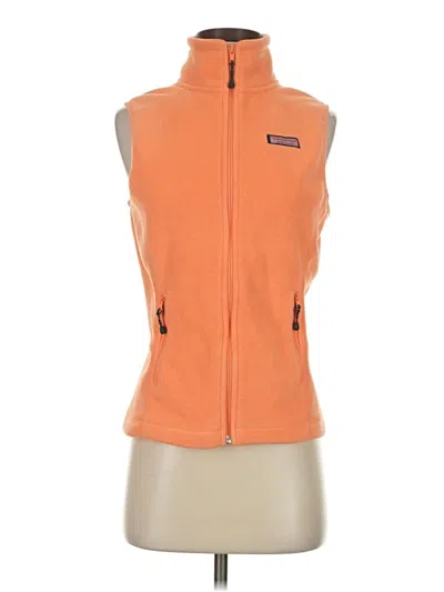 Pre-owned Vineyard Vines Vest In Orange