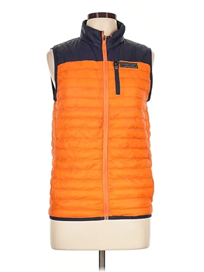 Pre-owned Vineyard Vines Vest In Orange