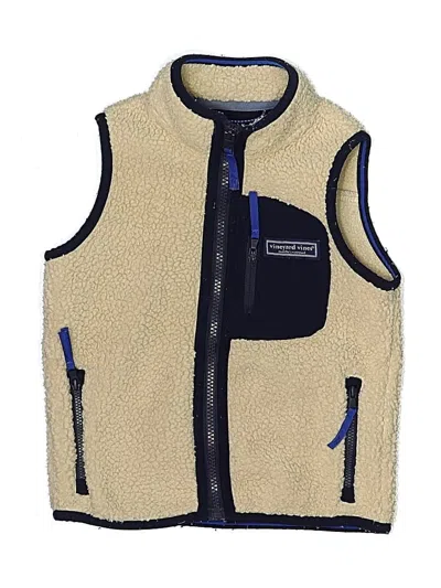 Pre-owned Vineyard Vines Kids' Vest In White