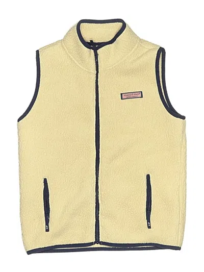 Pre-owned Vineyard Vines Kids' Vest In Yellow