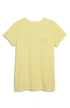 Vineyard Vines Vintage Whale Cotton Graphic Pocket T-shirt In Yellow