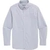 Vineyard Vines Wauwinet Performance Cotton Blend Button-down Shirt In Blue