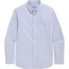 Vineyard Vines Wauwinet Performance Cotton Blend Button-down Shirt In Blue