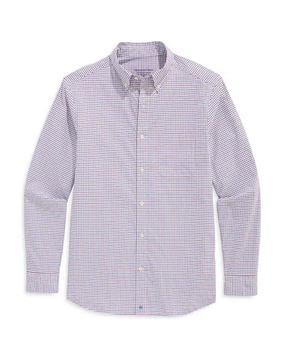 VINEYARD VINES WAUWINET TATTERSALL PERFORMANCE COTTON SHIRT