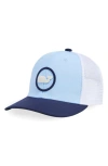 Vineyard Vines Kids'  Whale Dot Performance Trucker Hat In Pattern