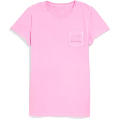 Vineyard Vines Whale Pocket Cotton Graphic T-shirt In Pink