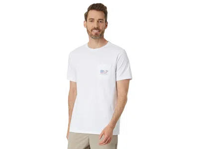 Vineyard Vines Whale Short-sleeve Pocket Tee Men's Clothing White Cap: 2xl