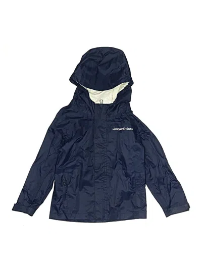 Pre-owned Vineyard Vines Kids' Windbreaker Jacket In Blue