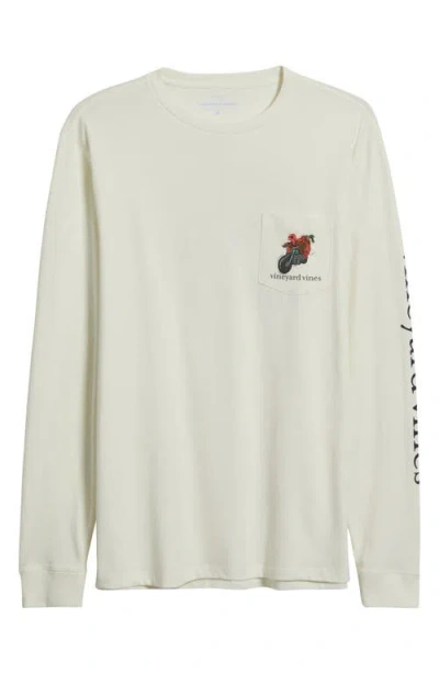 Vineyard Vines Winging It Cotton Graphic T-shirt In White