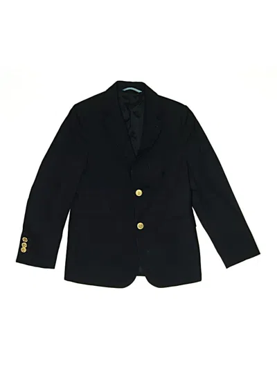 Pre-owned Vineyard Vines Kids' Wool Blazer Jacket In Black