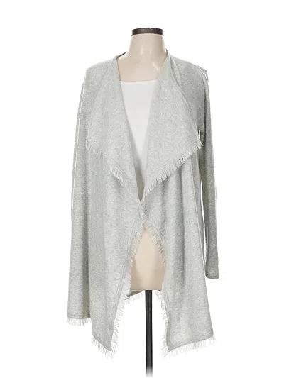 Pre-owned Vineyard Vines Wool Cardigan Sweater In Gray