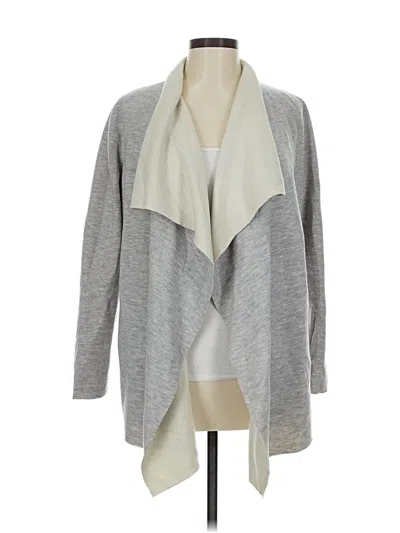 Pre-owned Vineyard Vines Wool Cardigan Sweater In Gray