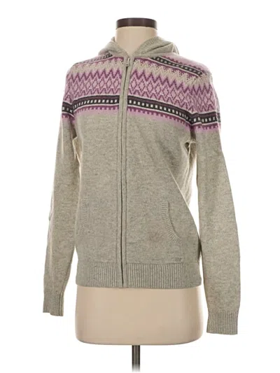 Pre-owned Vineyard Vines Wool Cardigan Sweater In Gray