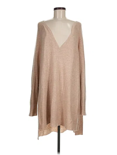 Pre-owned Vineyard Vines Wool Cardigan Sweater In Tan