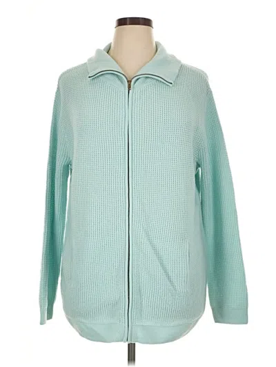 Pre-owned Vineyard Vines Wool Cardigan Sweater In Teal