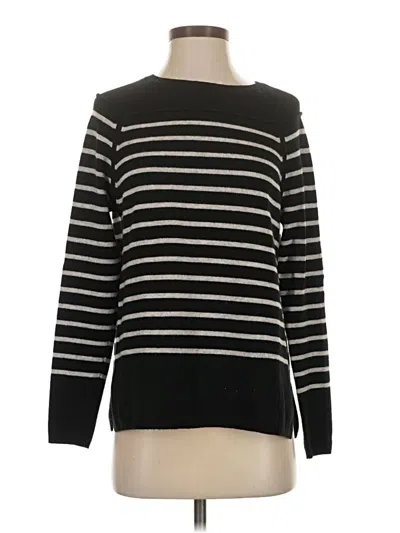 Pre-owned Vineyard Vines Wool Pullover Sweater In Black