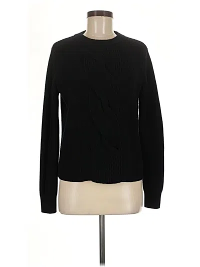 Pre-owned Vineyard Vines Wool Pullover Sweater In Black