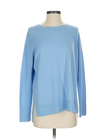 Pre-owned Vineyard Vines Wool Pullover Sweater In Blue