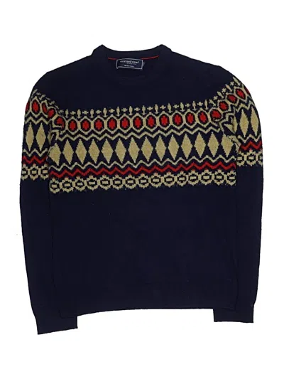 Pre-owned Vineyard Vines Kids' Wool Pullover Sweater In Blue