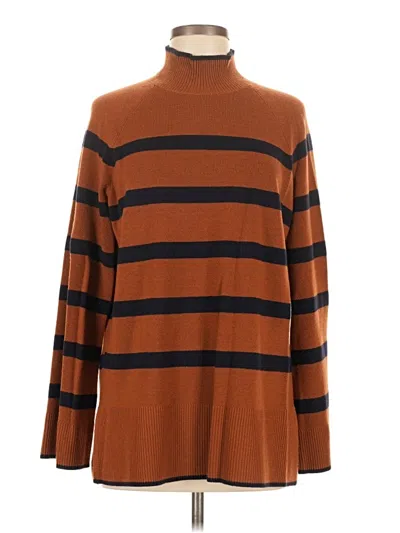 Pre-owned Vineyard Vines Wool Pullover Sweater In Brown