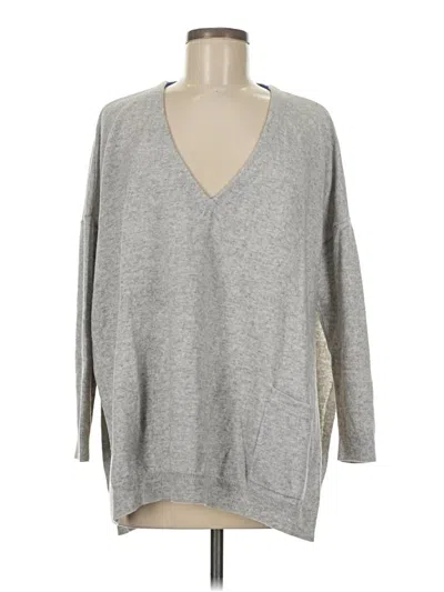 Pre-owned Vineyard Vines Wool Pullover Sweater In Gray
