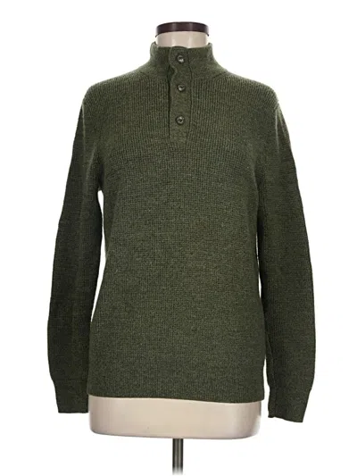 Pre-owned Vineyard Vines Wool Pullover Sweater In Green