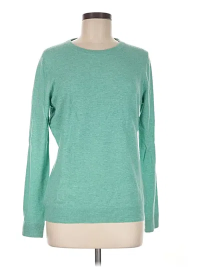Pre-owned Vineyard Vines Wool Pullover Sweater In Green