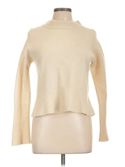 Pre-owned Vineyard Vines Wool Pullover Sweater In Ivory