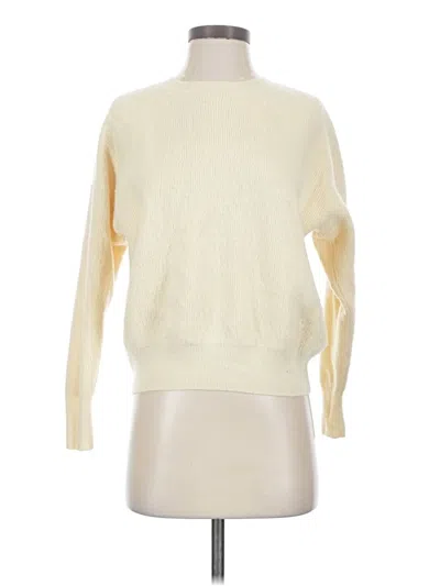 Pre-owned Vineyard Vines Wool Pullover Sweater In Ivory