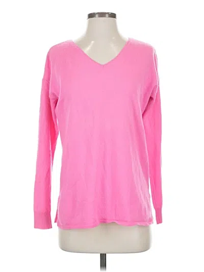 Pre-owned Vineyard Vines Wool Pullover Sweater In Pink