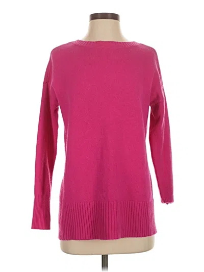 Pre-owned Vineyard Vines Wool Pullover Sweater In Pink