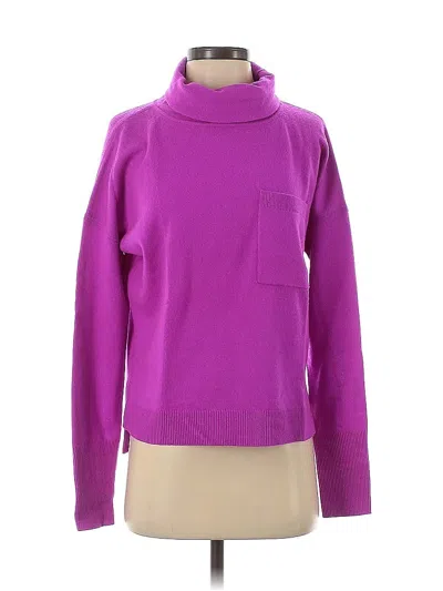 Pre-owned Vineyard Vines Wool Pullover Sweater In Purple