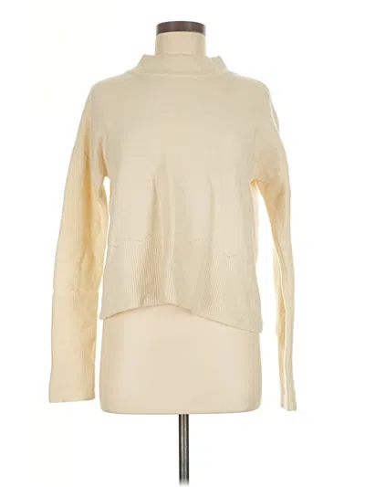 Pre-owned Vineyard Vines Wool Pullover Sweater In White