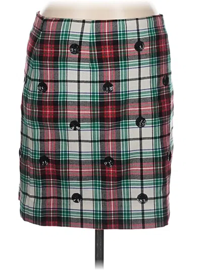 Pre-owned Vineyard Vines Wool Skirt In Green