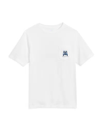 Vineyard Vines X Jeep Boys' Logo Pocket Cotton Tee - Little Kid, Big Kid In White