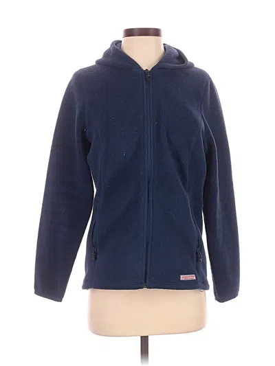 Pre-owned Vineyard Vines Zip Up Hoodie In Blue