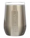 Vinglace Stemless Insulated Wine Glass In Brown