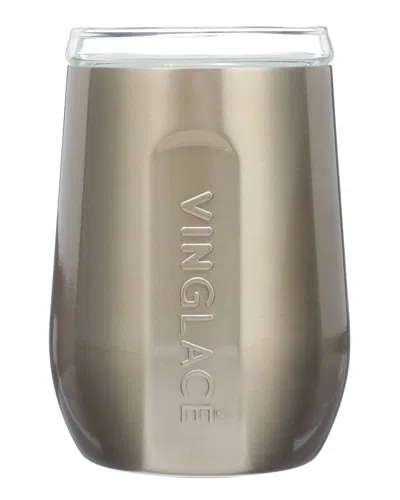 Vinglace Stemless Insulated Wine Glass In Brown
