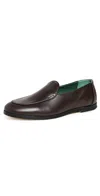 Vinny's Belgee Loafers Dark Brown Nappa Leather In Dark Brown Nappa Leather