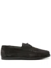 Vinny's Boatman Boat Shoes In Brown
