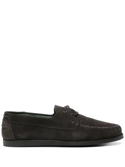 Vinny's Boatman Boat Shoes In Brown